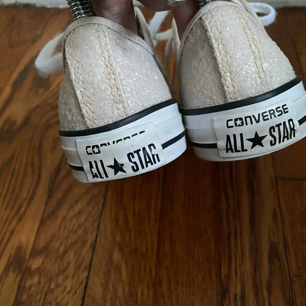 Pink Shimmer Chuck Taylor All Star Low Sneakers Women’s Size 6 Converse